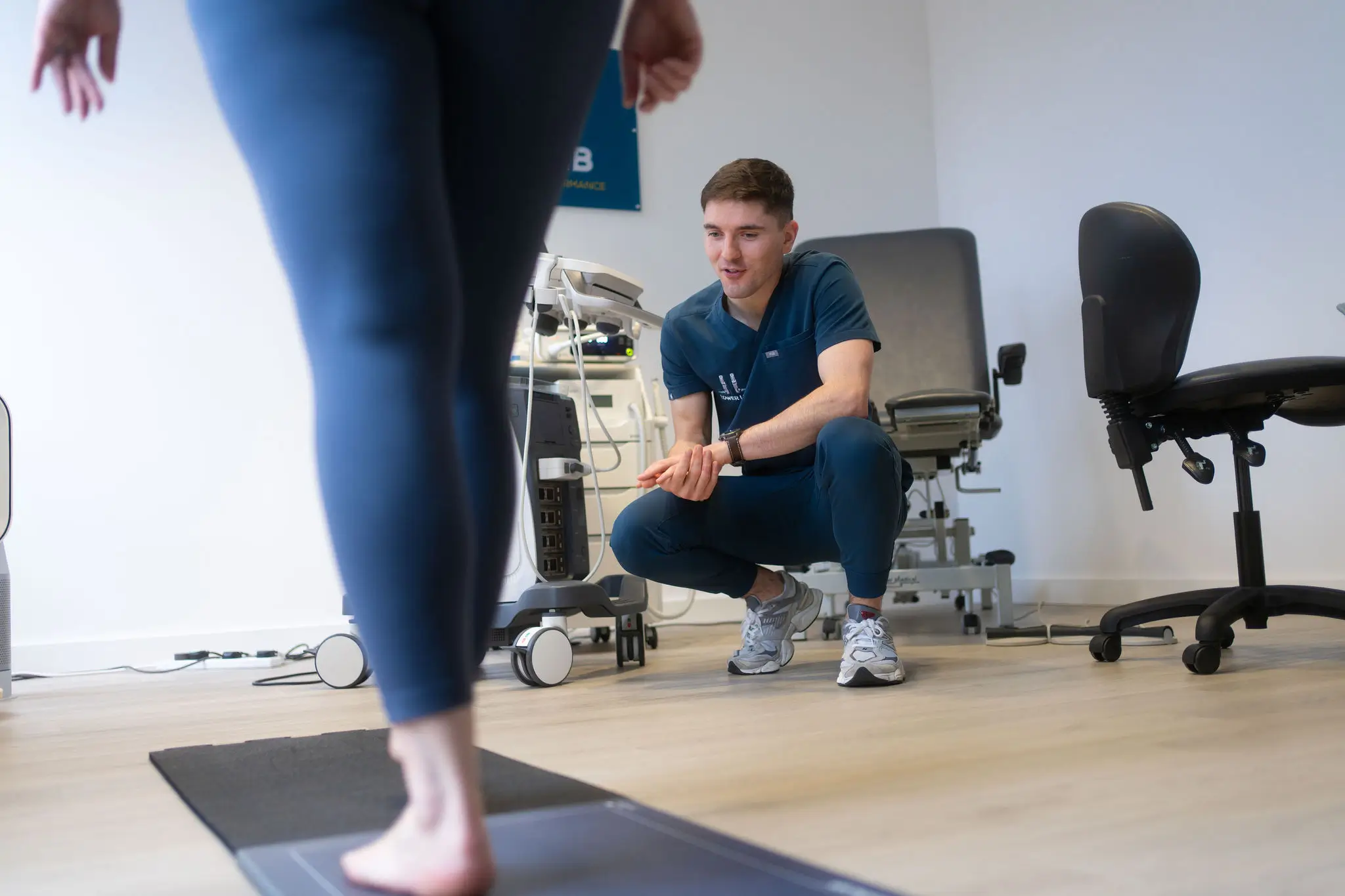 Gait analysis session