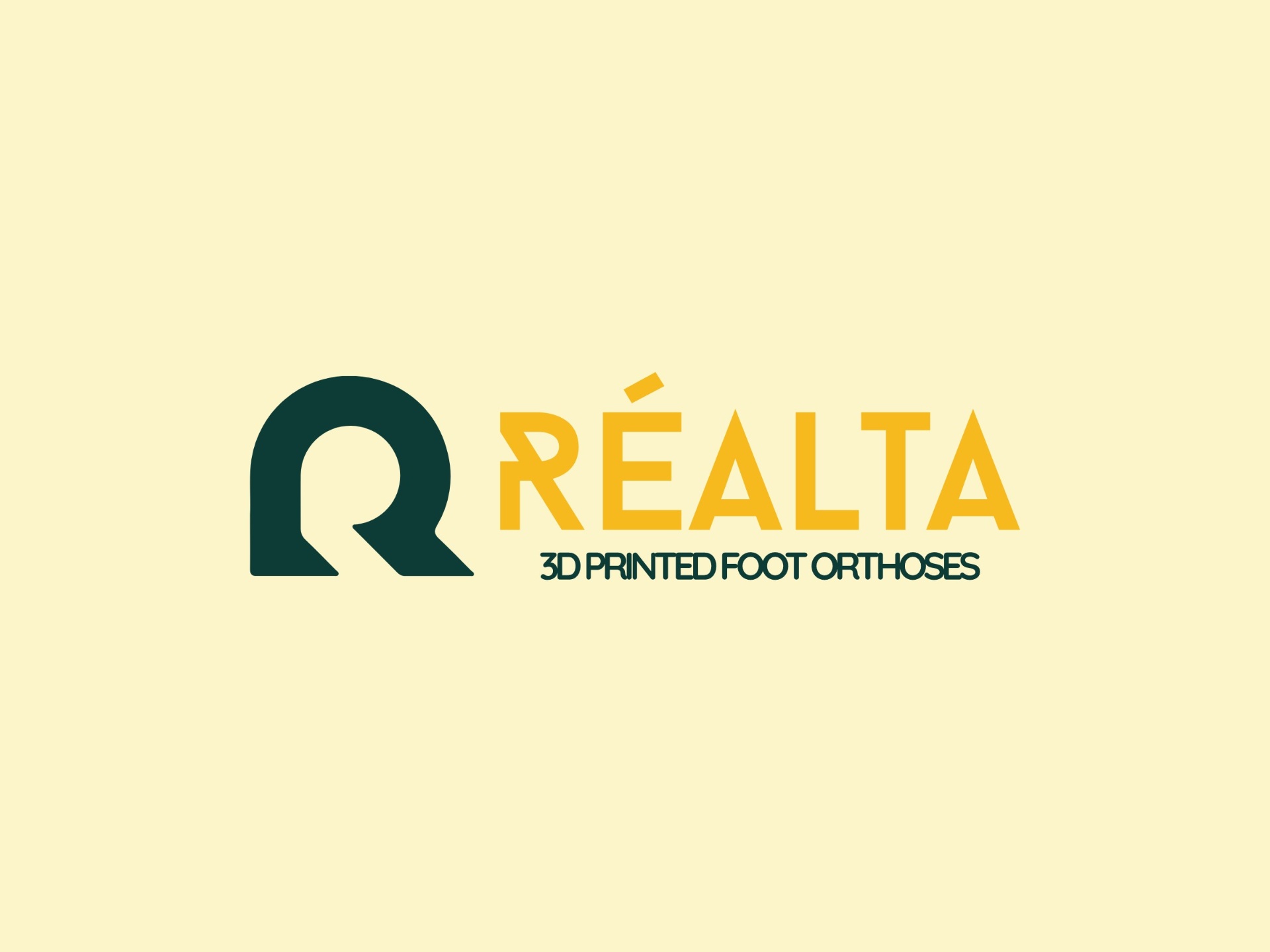 Réalta Labs logo — 3D printed foot orthoses, sister company to Lower Limb Clinic Belfast
